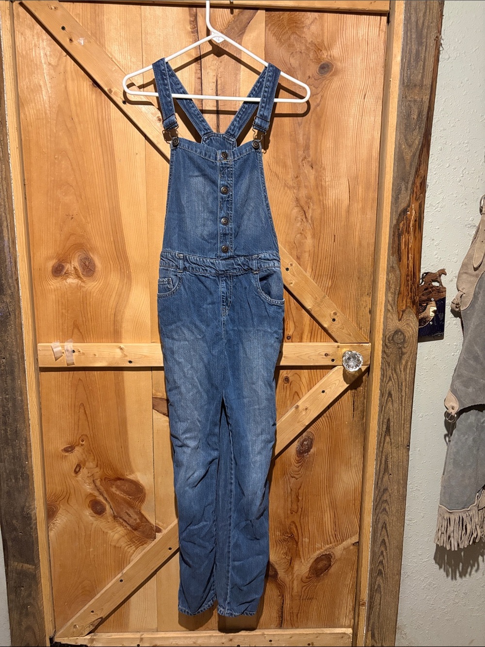 Cat & Jack Blue Denim Overall Jumpsuit